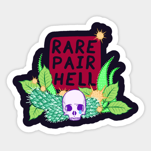 Rare Pair Hell Sticker by bones